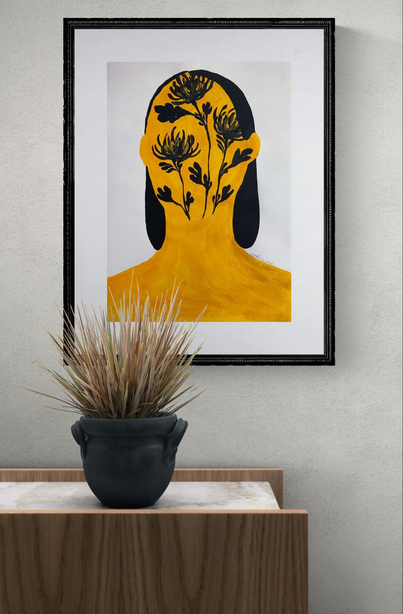 People Cry with Holding Flowers