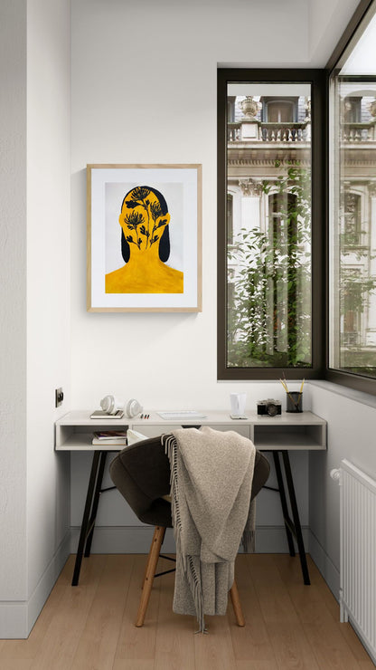 People Cry with Holding Flowers