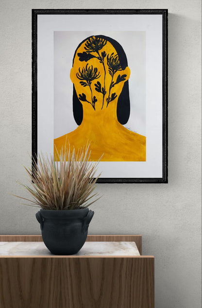 People Cry with Holding Flowers