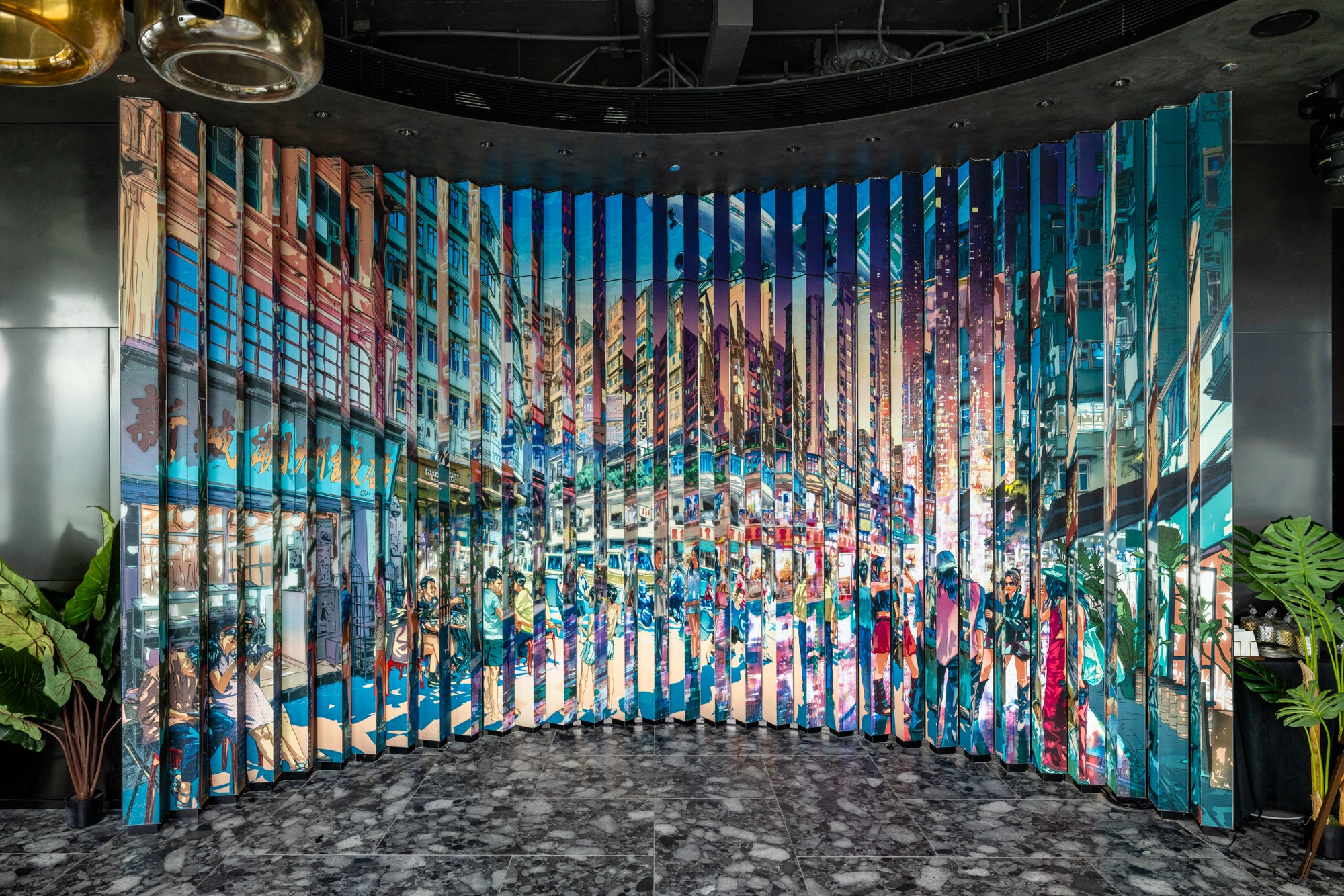 Contemporary artwork by Jonathan Jay Lee commissioned for Townplace West Kowloon Hong Kong curated by The Picturesque.
