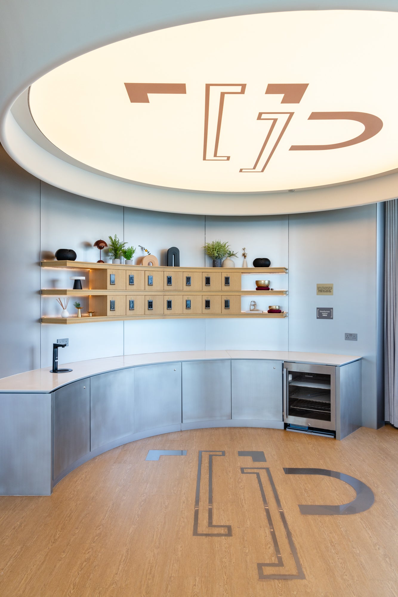 Accessories and decorations procured and installed for Townplace West Kowloon Hong Kong Gym curated by The Picturesque.